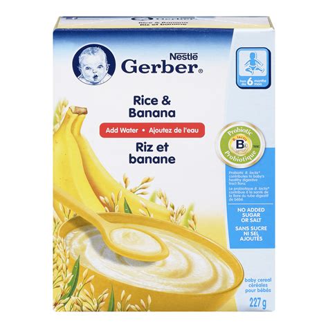 Gerber Cereal - Rice Banana - Whistler Grocery Service & Delivery