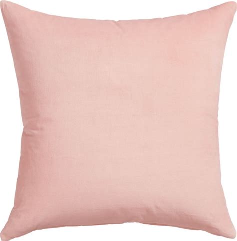 23 Leisure Blush Pink Velvet Pillow CB2 Blush Pillows Pink Velvet