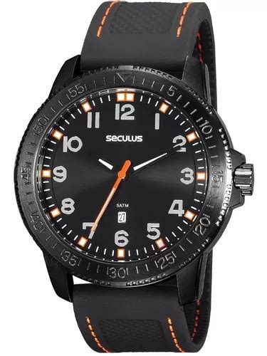 Reloj Seculus 20946gpsvpu2 Para Hombre Color De La Correa Negro