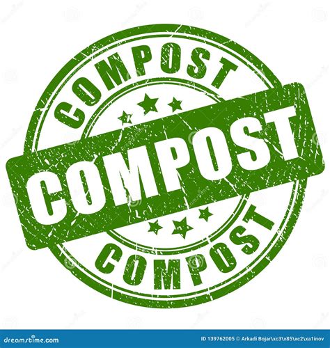 Compost Vector Stamp Stock Vector Illustration Of Ground 139762005