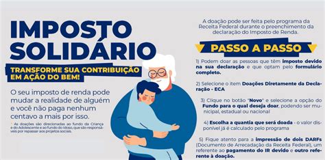 Contribuintes Podem Doar Parte Do Imposto De Renda Para O Fundo