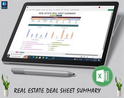 Real Estate Deal Sheet Summary Diirzal