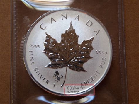 2 2014 1 Oz Silver Canadian Maple Leaf Coin Dragon Privy Reverse Proof