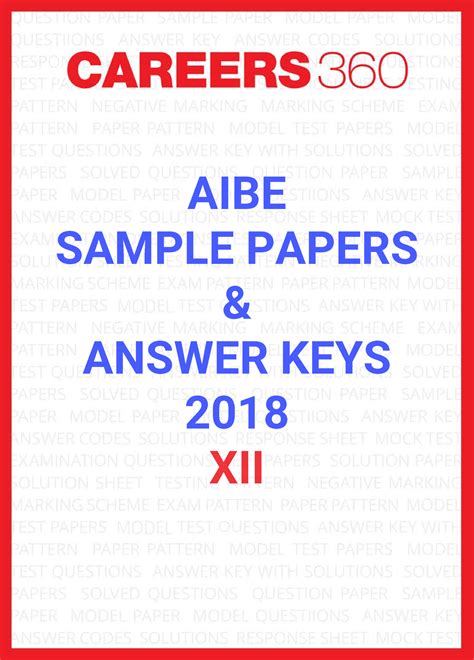 Aibe 12 With Answ Notes Question No Set A Set B Set C Set