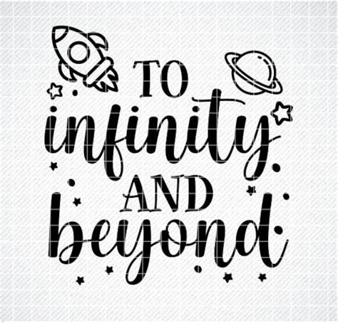 To Infinity And Beyond Svg Summer Svg Kids Space Quote Svg Etsy