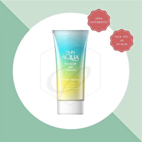 Kem Ch Ng N Ng Skin Aqua Tone Up Uv Essence Mint Green Spf Pa