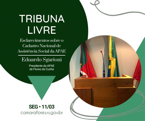 APAE participa da Tribuna Livre Notícias Câmara de Flores da Cunha