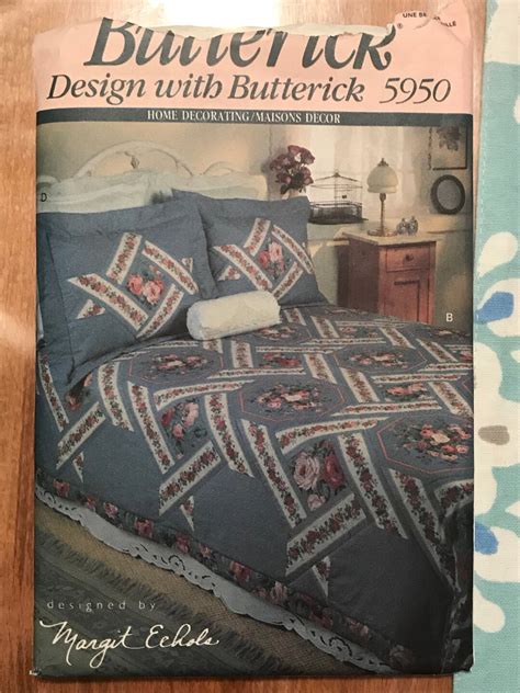 Butterick Pattern Uncut S Margit Echols Quilt Wall Hanging And