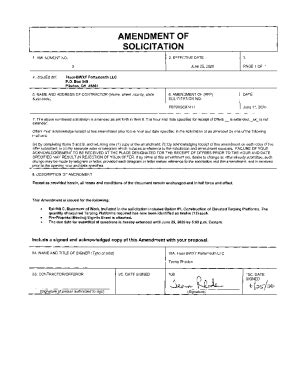 Fillable Online Sde Ok Govsitesdefaultamendment Of Solicitation