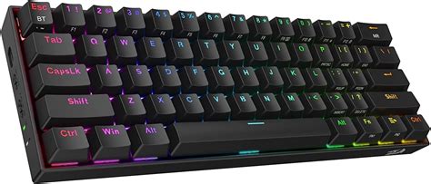 Amazon Redragon Teclado mecánico K530 Pro Draconic 60 inalámbrico