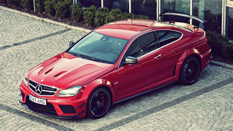 Wallpaper : BMW, Mercedes Benz, sports car, coupe, Sedan, C63 AMG ...