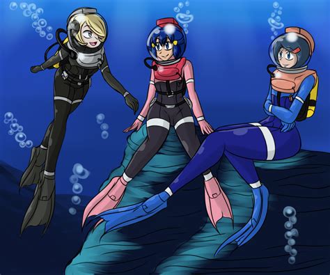 Cynthia Dawn Johanna Scuba By Megagundamman On Deviantart