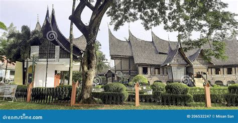 Traditional House Of West Sumatra Padang In Indonesia Home Of Culture