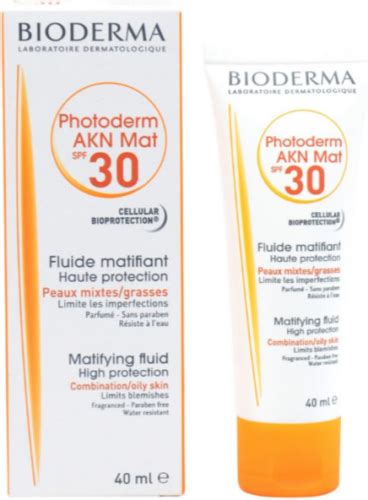 Bioderma Photoderm Matifying Fluid Akn Mat Spf30 Combination Oily Skin