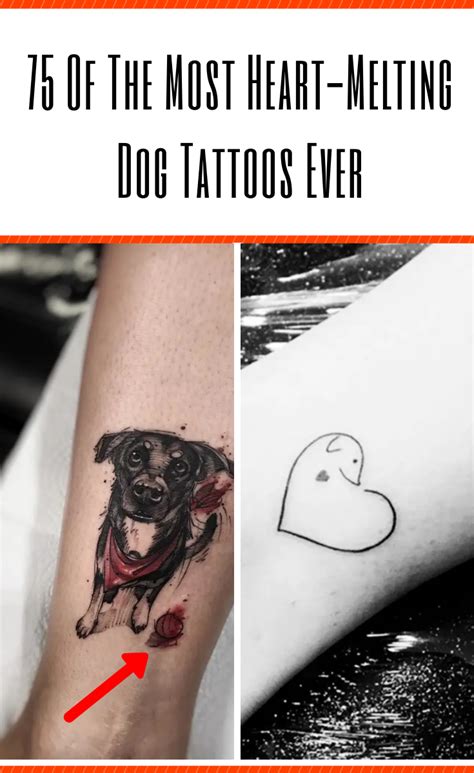 75 of the sweetest dog tattoos ever | Dog tattoos, Tattoos, Dog tattoo