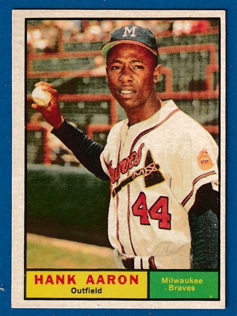 Topps Hank Aaron Braves