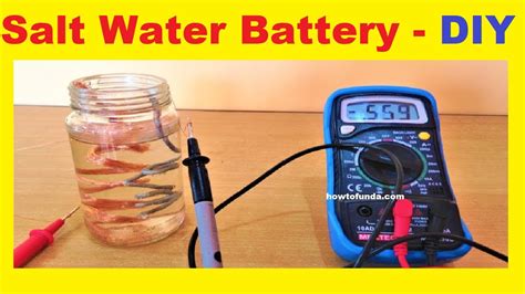 Salt Water Battery Making Working Model For School Science Exhibition