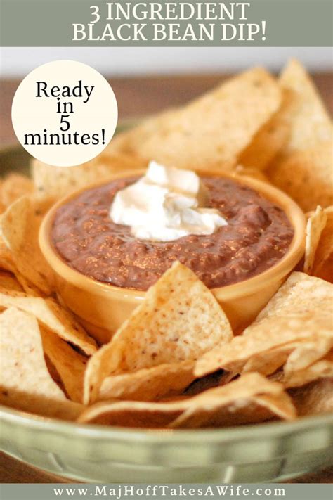 How To Make 3 Ingredient Black Bean Dip In Less Than 5 Minutes Major