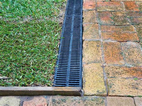 Patio Channel Drain Installation Patio Ideas