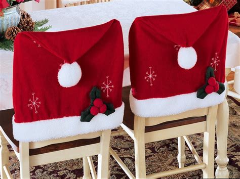 Must Have Christmas Chair Back Covers - Unique Christmas Decorations