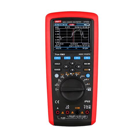 Uni Trend Mt Data Ut A True Rms Datalogging Multimeter Tft Lcd