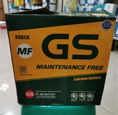 AKI BATERAI KERING GS ASTRA MF 55D23L 60AH MOBIL XTRAIL INNOVA GENSET