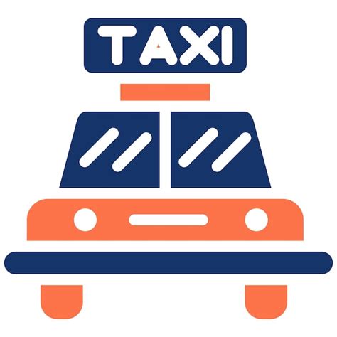 Ilustración vectorial de taxis Vector Premium