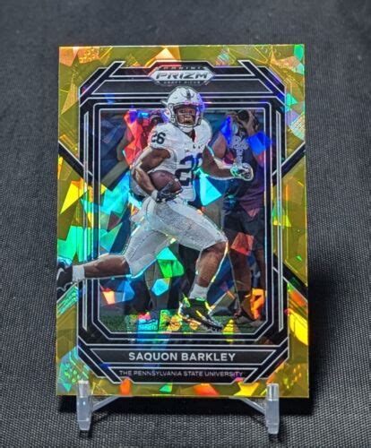 Saquon Barkley Gold Ice Prizm Prizm Draft Picks Penn State