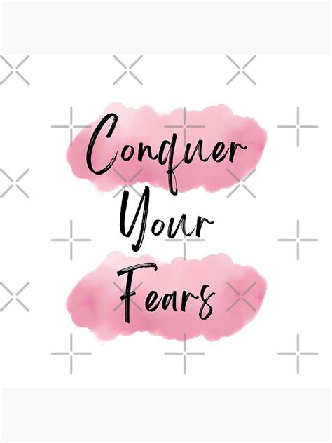 Conquer Your Fears Sticker For Sale By Graffitijoe Redbubble