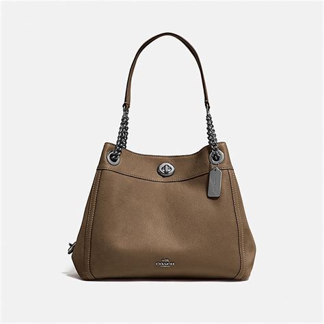 Coach Turnlock Edie Shoulder Bag