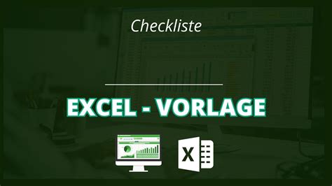 Checkliste Excel Vorlage