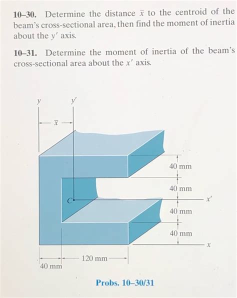 Solved Determine The Distance X To The Centroid Of Chegg