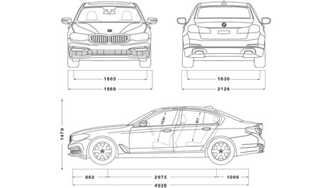 BMW 5 Series Sedan Technical Data Specifications