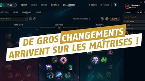 League of Legends les changements à venir sur les runes et maîtrises