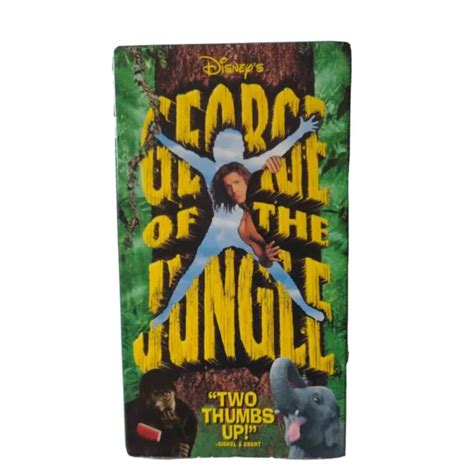 GEORGE OF THE Jungle Walt Disney VHS Video Tape Movie Brendan Fraser