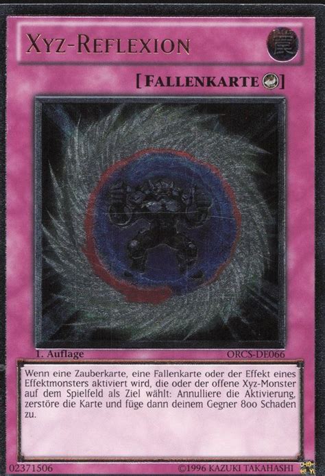 Recollectibles Sammelkarte Yugioh Karte Xyz Reflexion V 2 Deutsch Yu