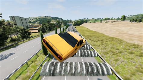 Cars Vs 100 Speed Bumps 1 BeamNG Drive Epic Fail YouTube