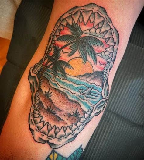 10 Unique Shark Jaw Tattoos For Your Inspiration Style Vp