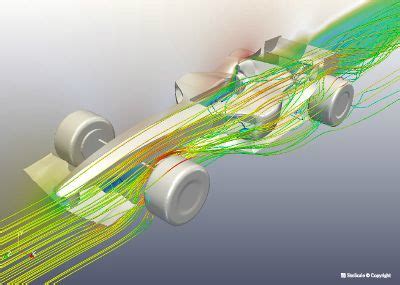 Aerodynamic Analysis Of Flow Around A Formula 1 Race Car At 215 Km H