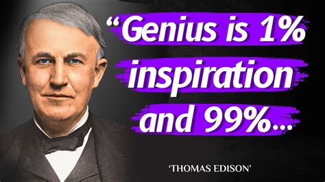 Uncover The Secret Of Success From Thomas Edison Quotes Youtube