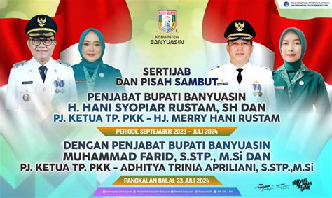 Hani S Rustam Selamat Atas Dilantiknya Pj Bupati Banyuasin Muhammad