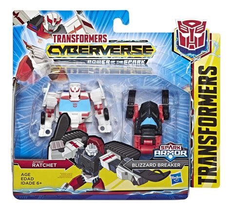 Transformers Cyberverse Power of the Spark Ratchet & Blizzard Breaker ...