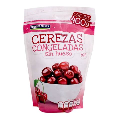 Cerezas Congeladas Freezer Fruits Sin Hueso 400 G Walmart