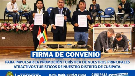 Importante Convenio Para Impulsar El Desarrollo Tur Stico Noticias