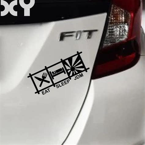 Eat Sleep Jdm Precision Cut Vinyl Decal Car Sticker Truck Car Window Bumper Sticker Drop