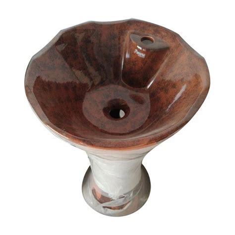 Ceramic Glossy Pedestal Wash Basin At Rs 2600 Ceramic One Piece