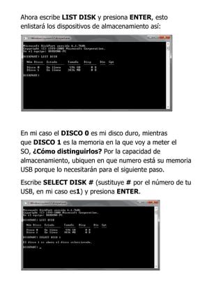 Pasos Para Formatear Una Usb PDF