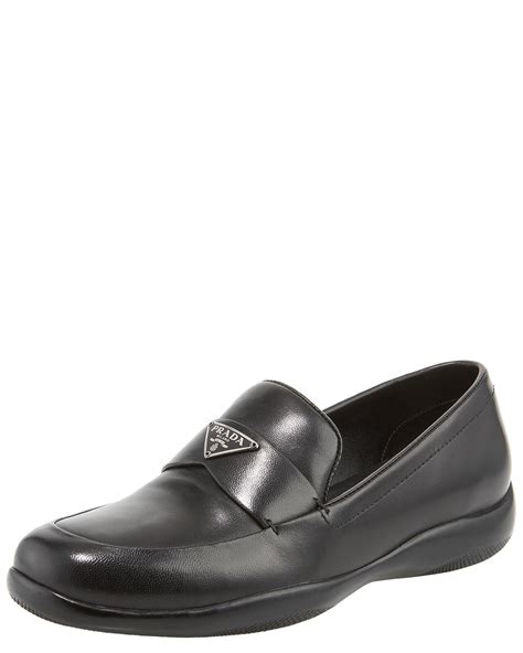 Lyst Prada Classic Logo Loafer In Black