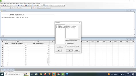 Correlation Coefficient How To Calculate Using Formula And Minitab