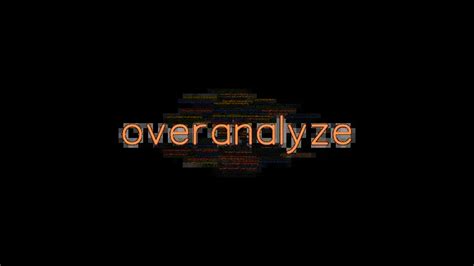 Overanalyze Past Tense Verb Forms Conjugate Overanalyze